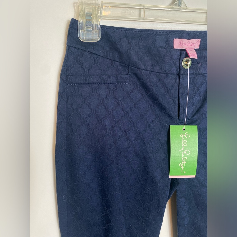 #510 Lilly Pulitzer Kelly Skinny Ankle Pant size 00 NWT - Picture 4 of 12
